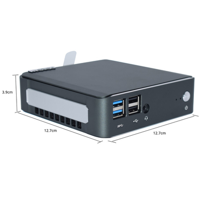 কেনা অ্যালুমিনিয়াম I3 10110U I5 10210U 10 তম 4K ইন্ডাস্ট্রিয়াল মিনি পিসি কম্পিউটার 256GB online manufacture