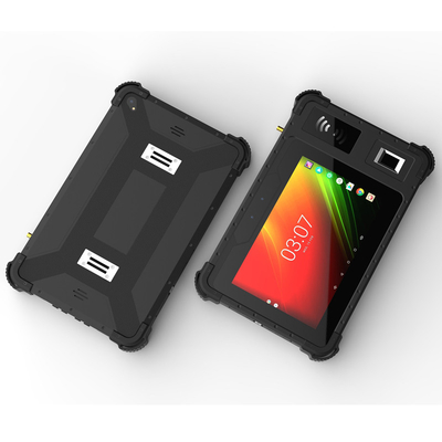 NFC RFID রিডার ফিঙ্গারপ্রিন্ট স্ক্যানার 8 ইঞ্চি অক্টা কোর রাগড ট্যাবলেট পিসি 2D বারকোড স্ক্যানার