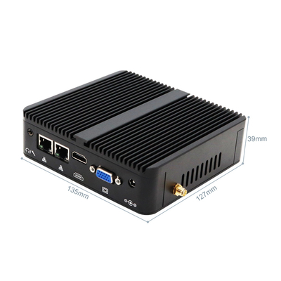 Intel Celeron J4105 Mini Industrial Mini PC 4gb 128 Gb অফিস স্কুলের জন্য পোর্টেবল