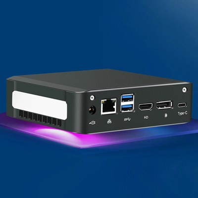 4K আউটপুট 8G/256GB SSD মিনি ডেস্কটপ কম্পিউটার I7 প্রসেসর ডুয়াল ডিসপ্লে সাপোর্ট